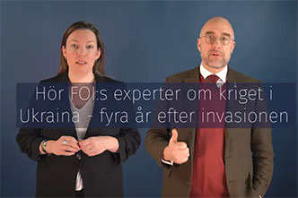 En kvinna och en man.