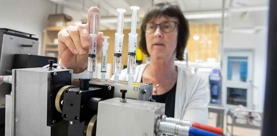 Woman in a lab